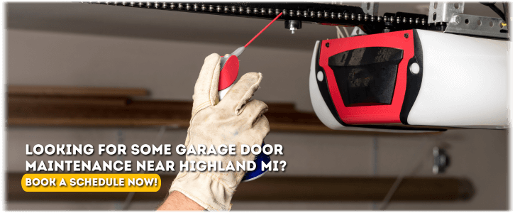 Garage Door Maintenance Highland MI